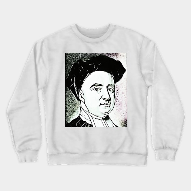 George Berkeley Black And White Portrait | George Berkeley Artwork 3 Crewneck Sweatshirt by JustLit